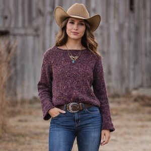 Habitat Confetti Wool Blend Knit Oversized Sweater Like New Large